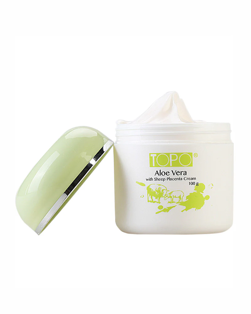 Aloe Vera Sheep Placenta Cream 100g - Image 3