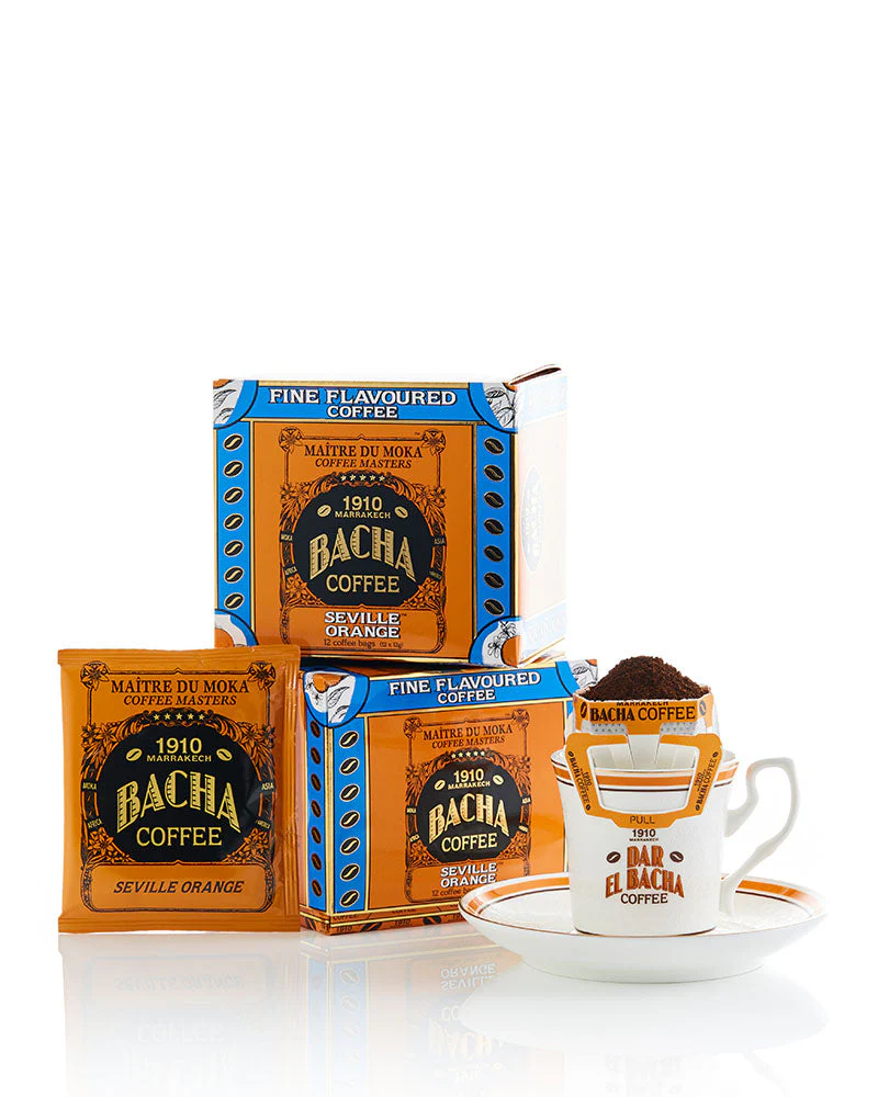 Bacha Coffee Seville Orange Coffee Bag Gift Box (12 Bags) 144G
