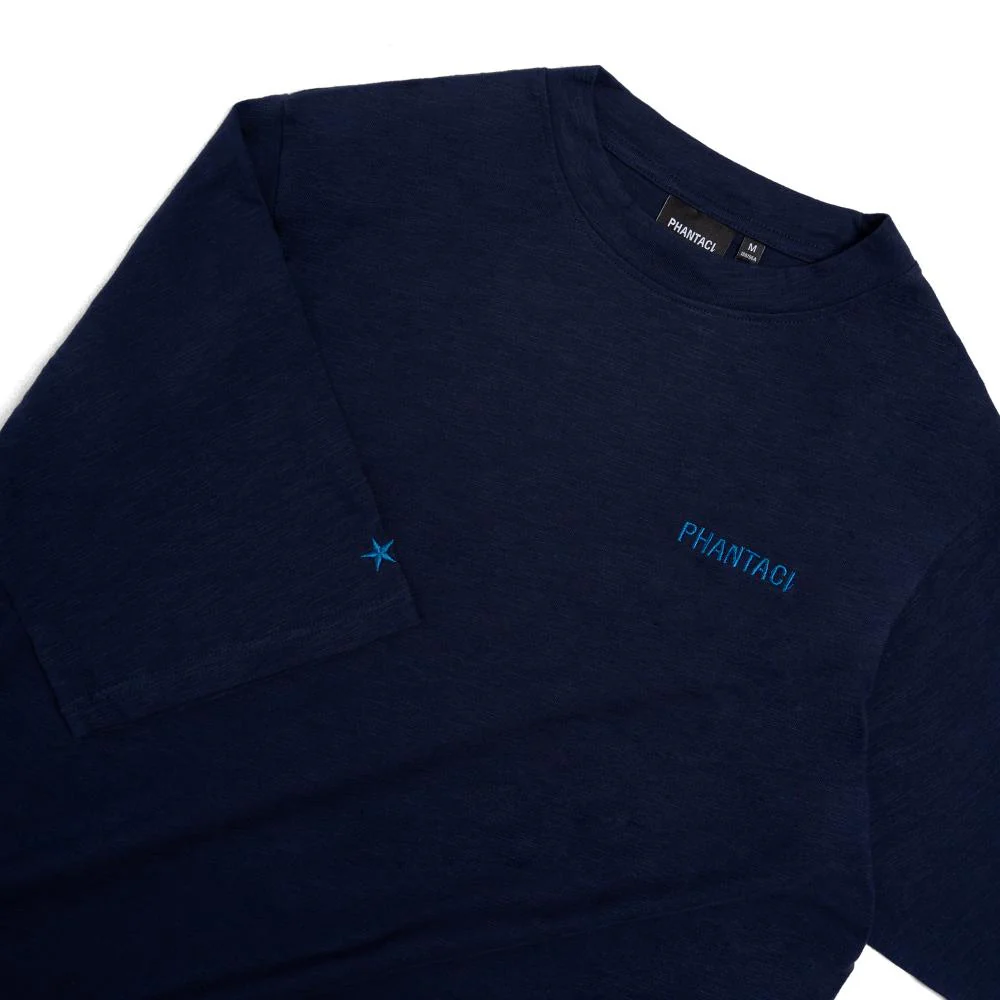 Phantaci Basic Phc Slub Big Tee Navy Size S - Image 3