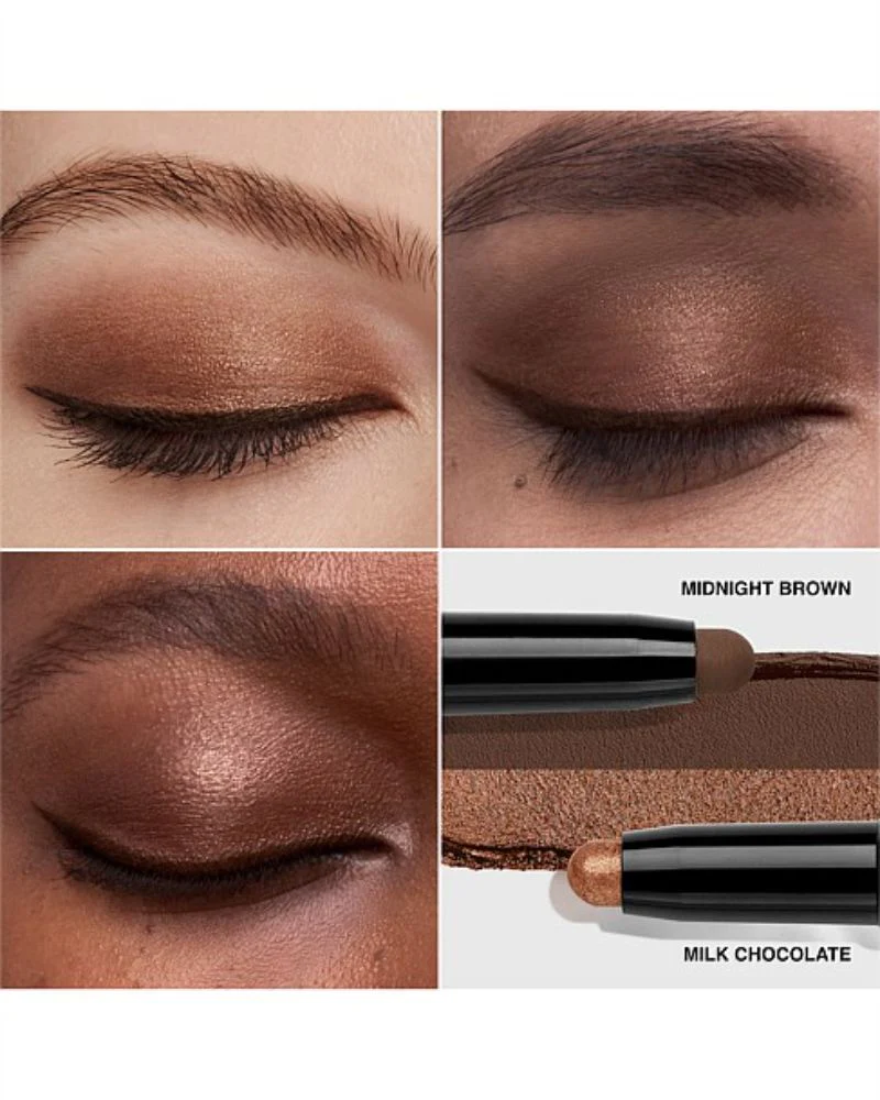 Dual Ended Long Wear Cream Shadow Stick Milk Chocolate/midnight Brown 1.6g - Image 3
