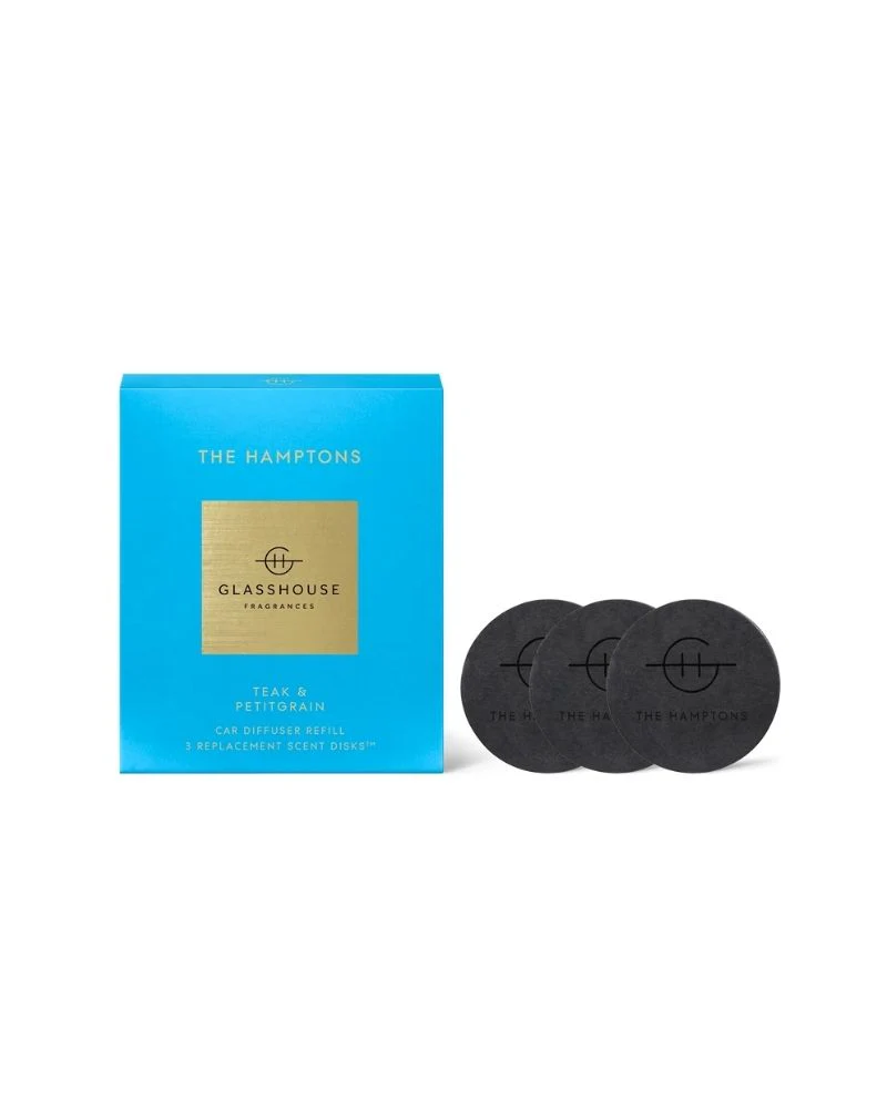 3 Replacement Scent Disks for Car Diffuser - the Hamptons