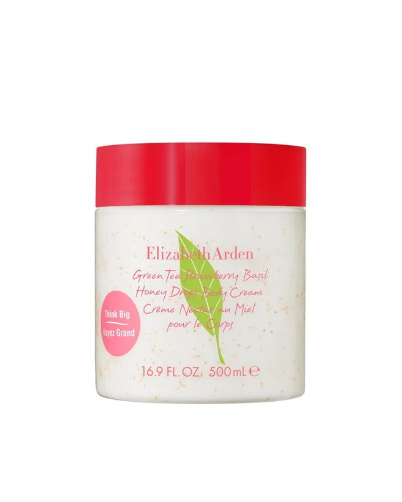 Green Tea Strawberry Basil Honey Drops Body Cream 500ml