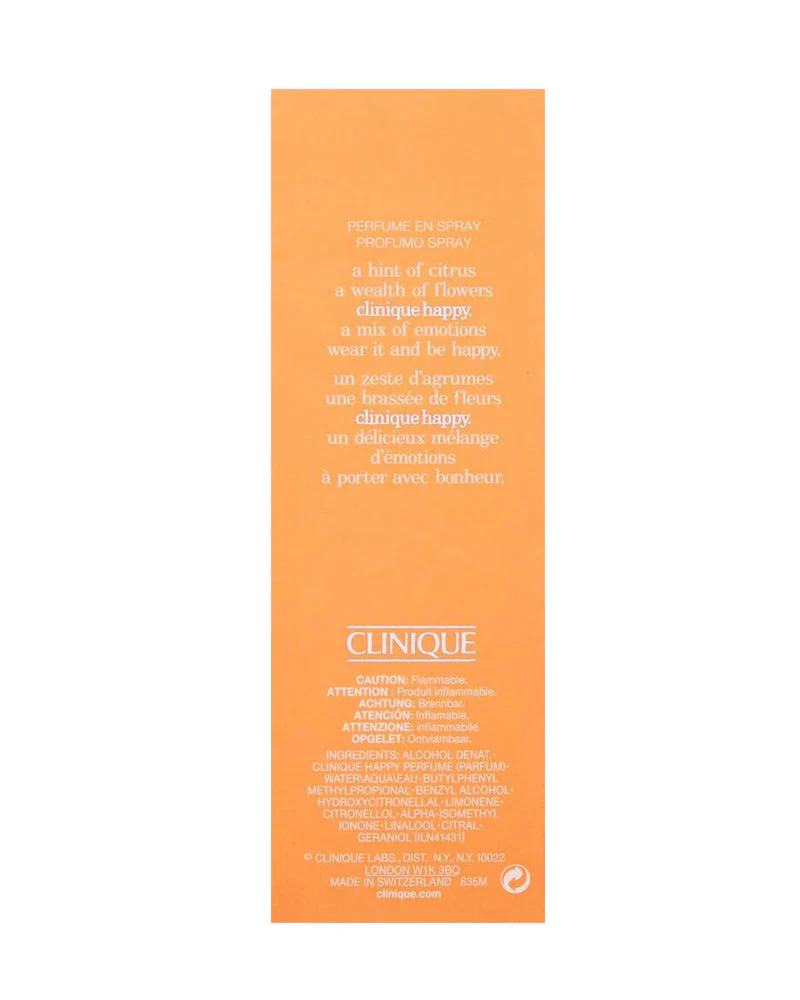 Happy By Clinique For Women. Eau De Parfum Spray 1.7 Fl Oz - Image 3