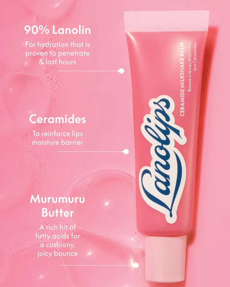 Lano Ceramide Milkshake Balm Strawberry - Image 2