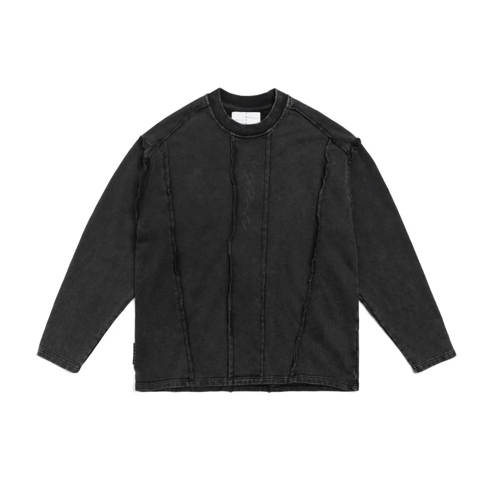 Phantaci Phorty Washed Sweatshirt Black Size S