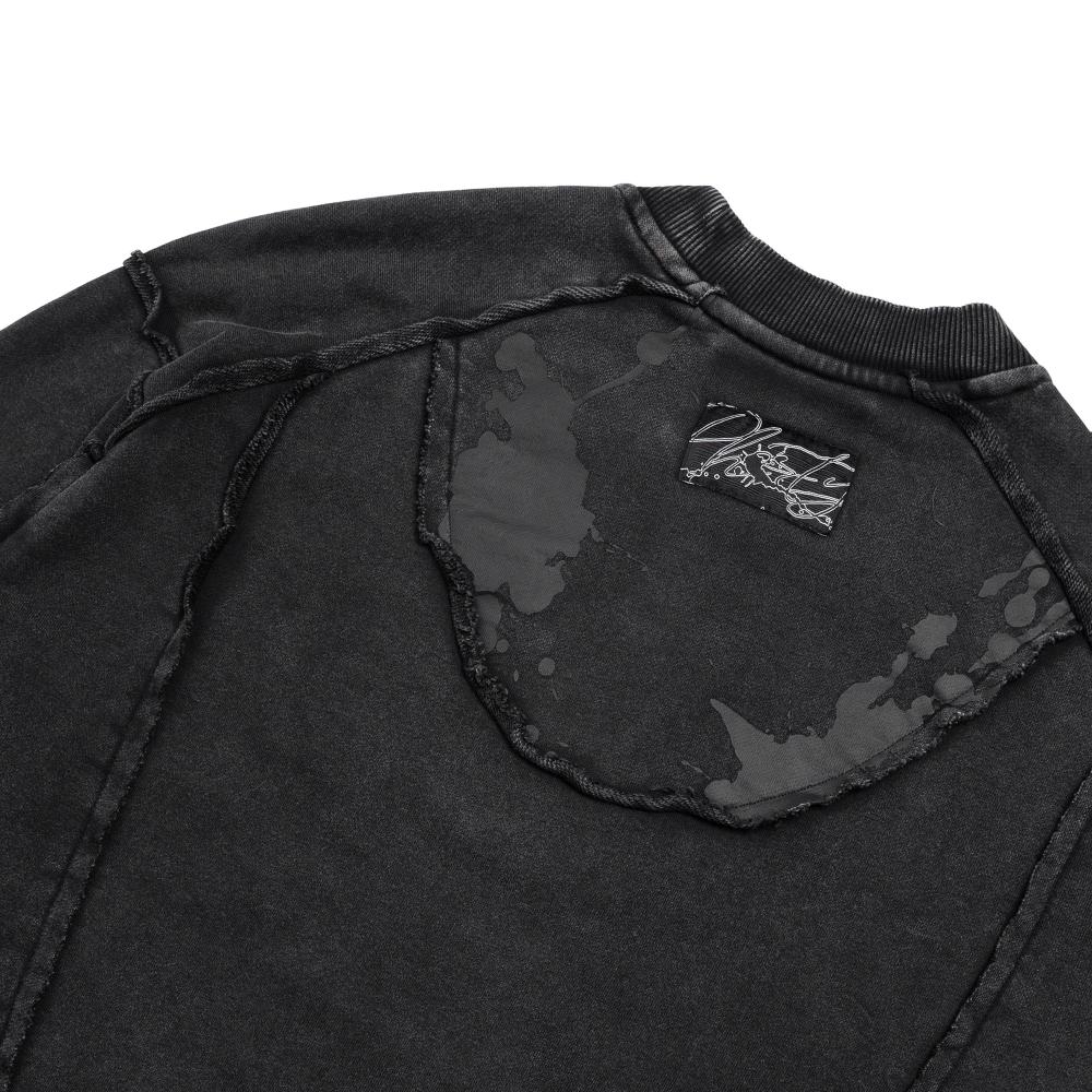 Phantaci Phorty Washed Sweatshirt Black Size S - Image 3