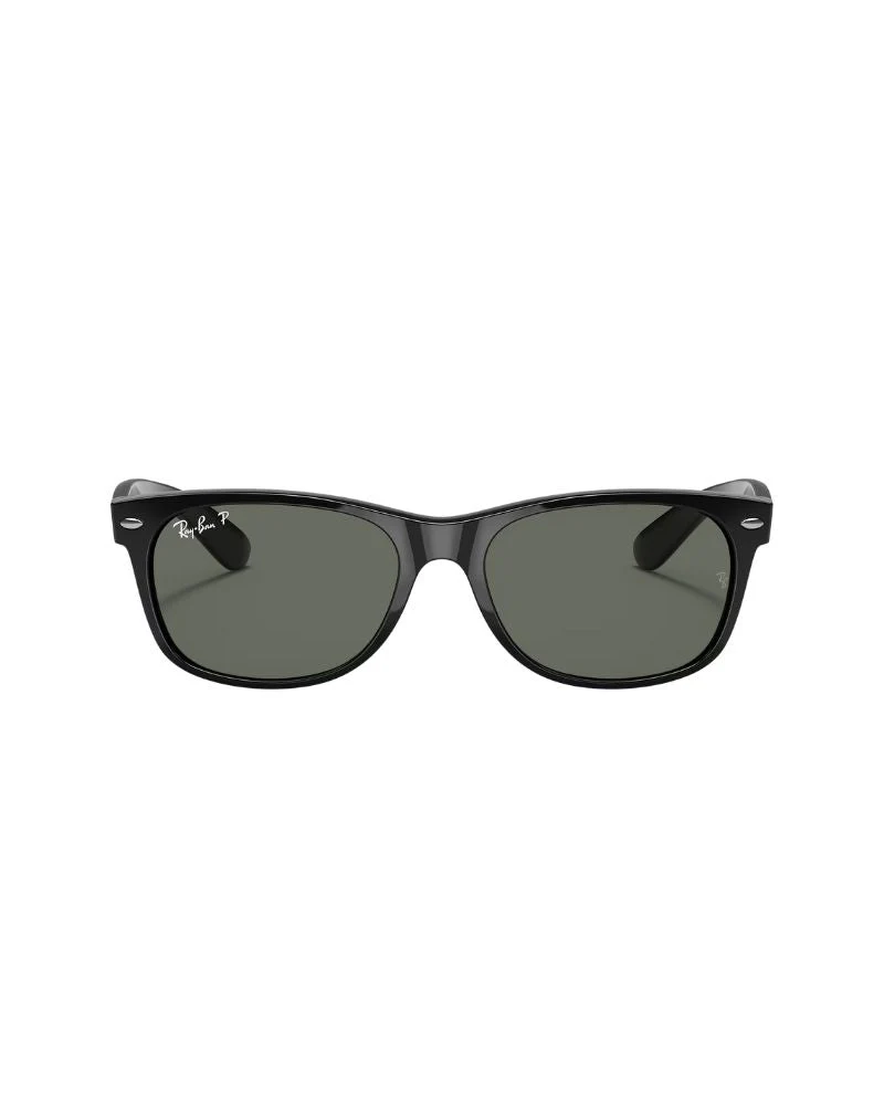 Ray-Ban RB2132 901/58-55 New Wayfarer Black / Green Classic G-15 Polarised Lenses - Image 2