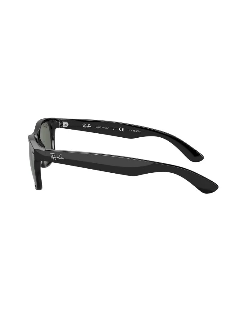 Ray-Ban RB2132 901/58-55 New Wayfarer Black / Green Classic G-15 Polarised Lenses - Image 3