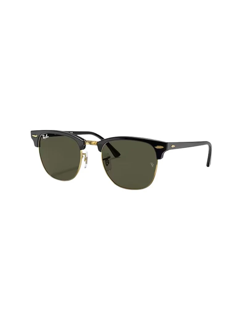 Ray-Ban RB3016 901/58-51 Clubmaster Black / Green Classic G-15 Polarised Lenses