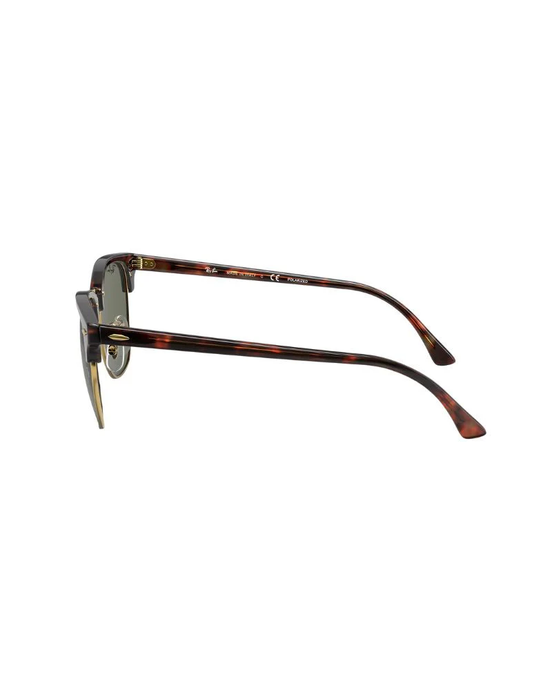 Ray Ban Sunglasses Clubmaster RB3016 W0365 51-21 Ebony Crystal Green - Image 3