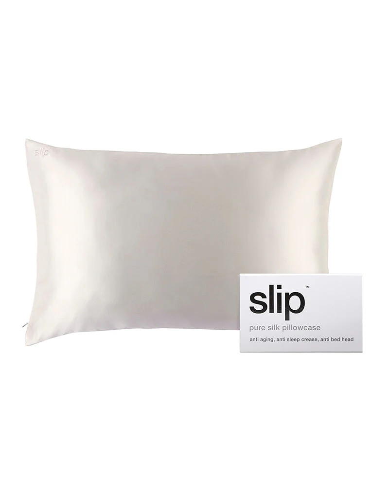 slip pure silk queen pillowcase - white - Image 3