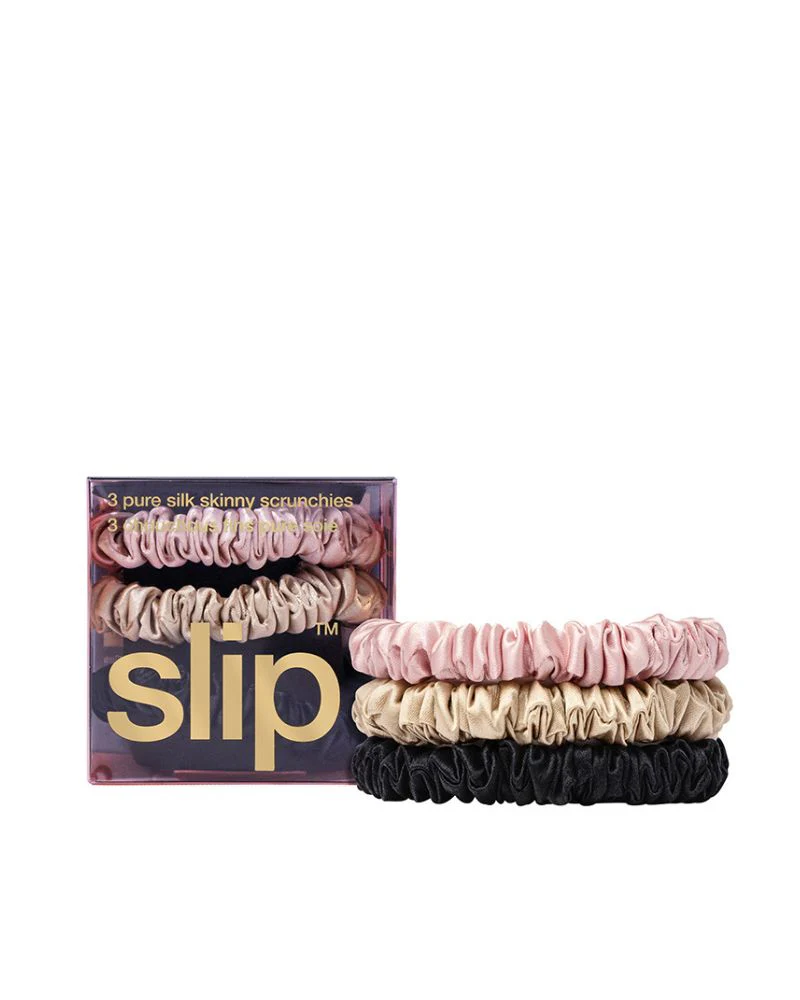 Slip Pure Silk Skinny Scrunchie Trio - Original