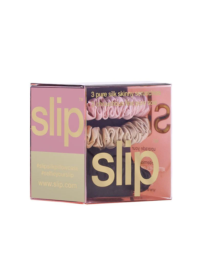 Slip Pure Silk Skinny Scrunchie Trio - Original - Image 3