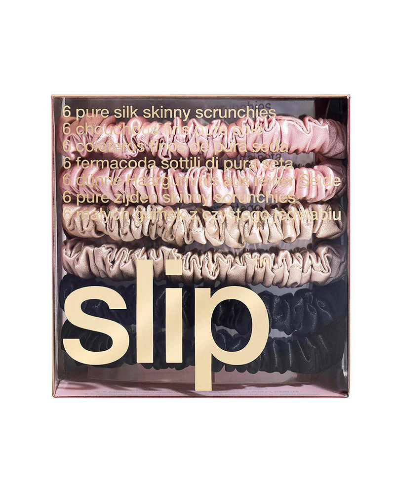 slip pure silk skinny scrunchies - multi - Image 3