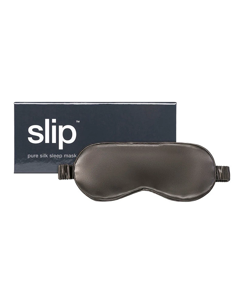 slip pure silk sleep mask - charcoal - Image 2