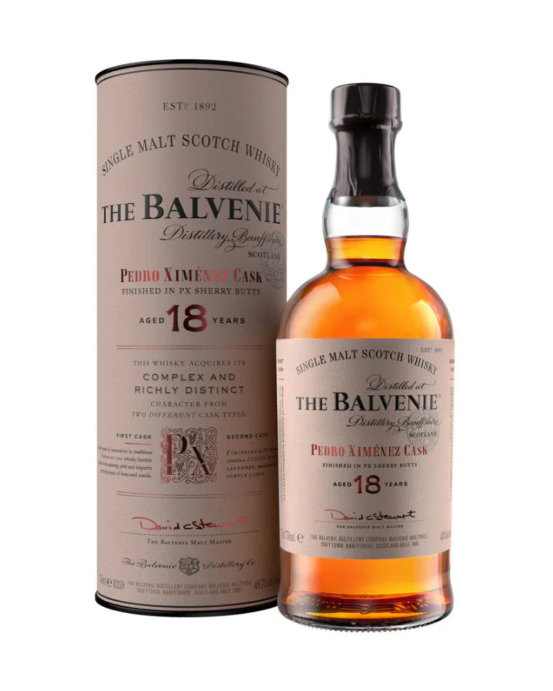Balvenie 18 Year Old Pedro Ximenez Sherry Cask Single Malt Scotch Whisky 700mL - Image 2