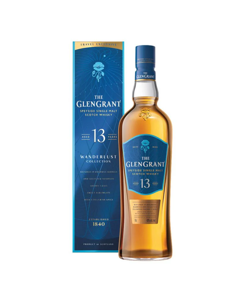 The Glen Grant 13-Year-Old Single Malt Scotch Whisky Travel Exclusive 1L