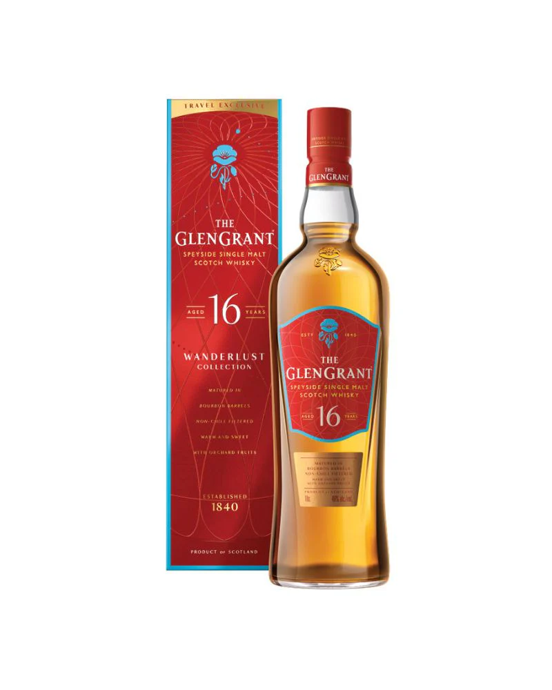The Glen Grant 16-Year-Old Single Malt Scotch Whisky Travel Exclusive 1L